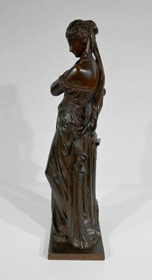 E. Bouret, Sculpture of a Woman, 19th-Century, Bronze-RVK-1337808