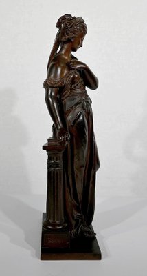 E. Bouret, Sculpture of a Woman, 19th-Century, Bronze-RVK-1337808