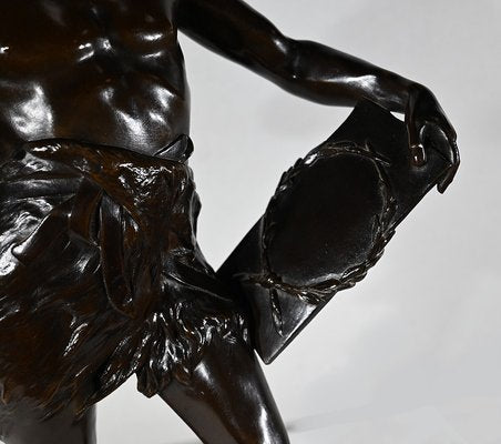 E. Drouot, Allégorie de la Poésie, 1900, Bronze-RVK-1452871