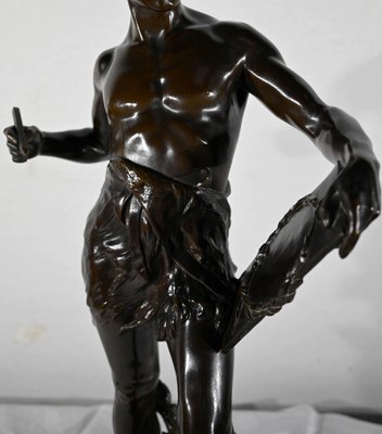 E. Drouot, Allégorie de la Poésie, 1900, Bronze-RVK-1452871