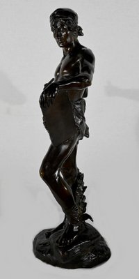 E. Drouot, Allégorie de la Poésie, 1900, Bronze-RVK-1452871