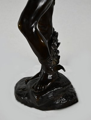 E. Drouot, Allégorie de la Poésie, 1900, Bronze-RVK-1452871