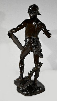 E. Drouot, Allégorie de la Poésie, 1900, Bronze-RVK-1452871