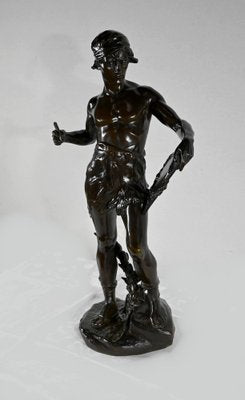 E. Drouot, Allégorie de la Poésie, 1900, Bronze-RVK-1452871