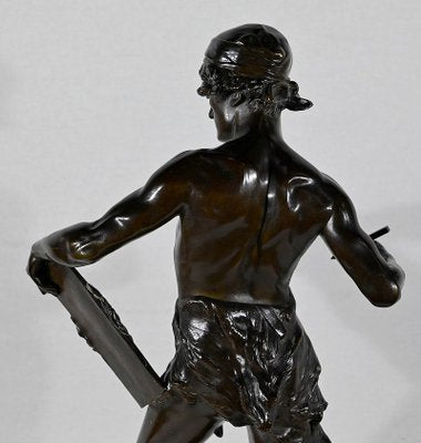 E. Drouot, Allégorie de la Poésie, 1900, Bronze-RVK-1452871