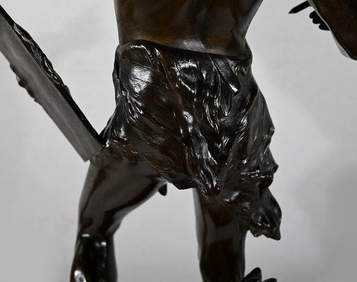 E. Drouot, Allégorie de la Poésie, 1900, Bronze-RVK-1452871