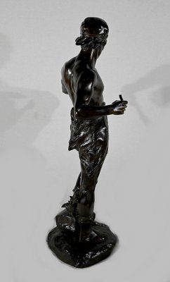 E. Drouot, Allégorie de la Poésie, 1900, Bronze-RVK-1452871