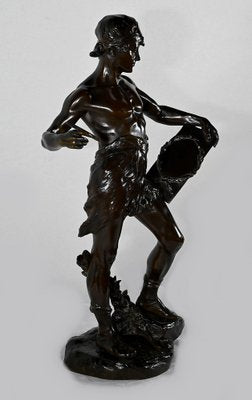 E. Drouot, Allégorie de la Poésie, 1900, Bronze-RVK-1452871