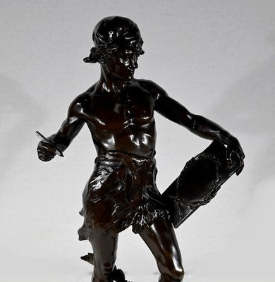 E. Drouot, Allégorie de la Poésie, 1900, Bronze-RVK-1452871