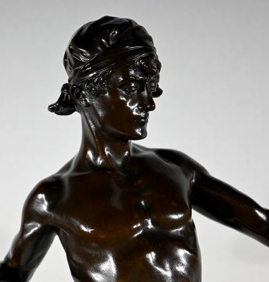 E. Drouot, Allégorie de la Poésie, 1900, Bronze-RVK-1452871