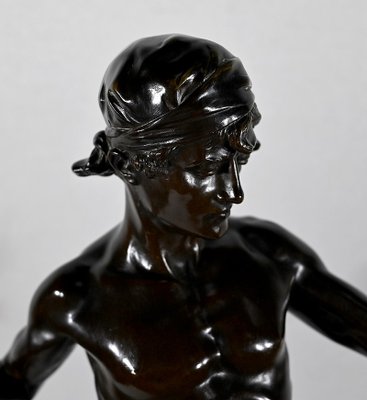 E. Drouot, Allégorie de la Poésie, 1900, Bronze-RVK-1452871