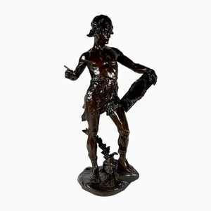 E. Drouot, Allégorie de la Poésie, 1900, Bronze-RVK-1452871