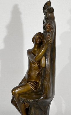 E. Drouot, La Source Sculpture, 1900s, Bronze-RVK-1328950