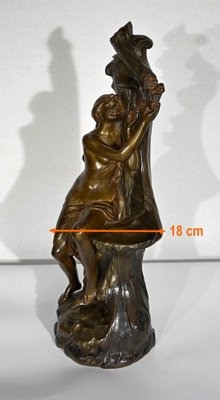 E. Drouot, La Source Sculpture, 1900s, Bronze-RVK-1328950