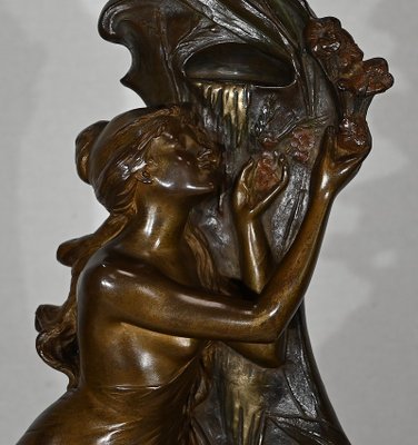 E. Drouot, La Source Sculpture, 1900s, Bronze-RVK-1328950