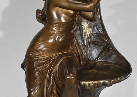 E. Drouot, La Source Sculpture, 1900s, Bronze-RVK-1328950