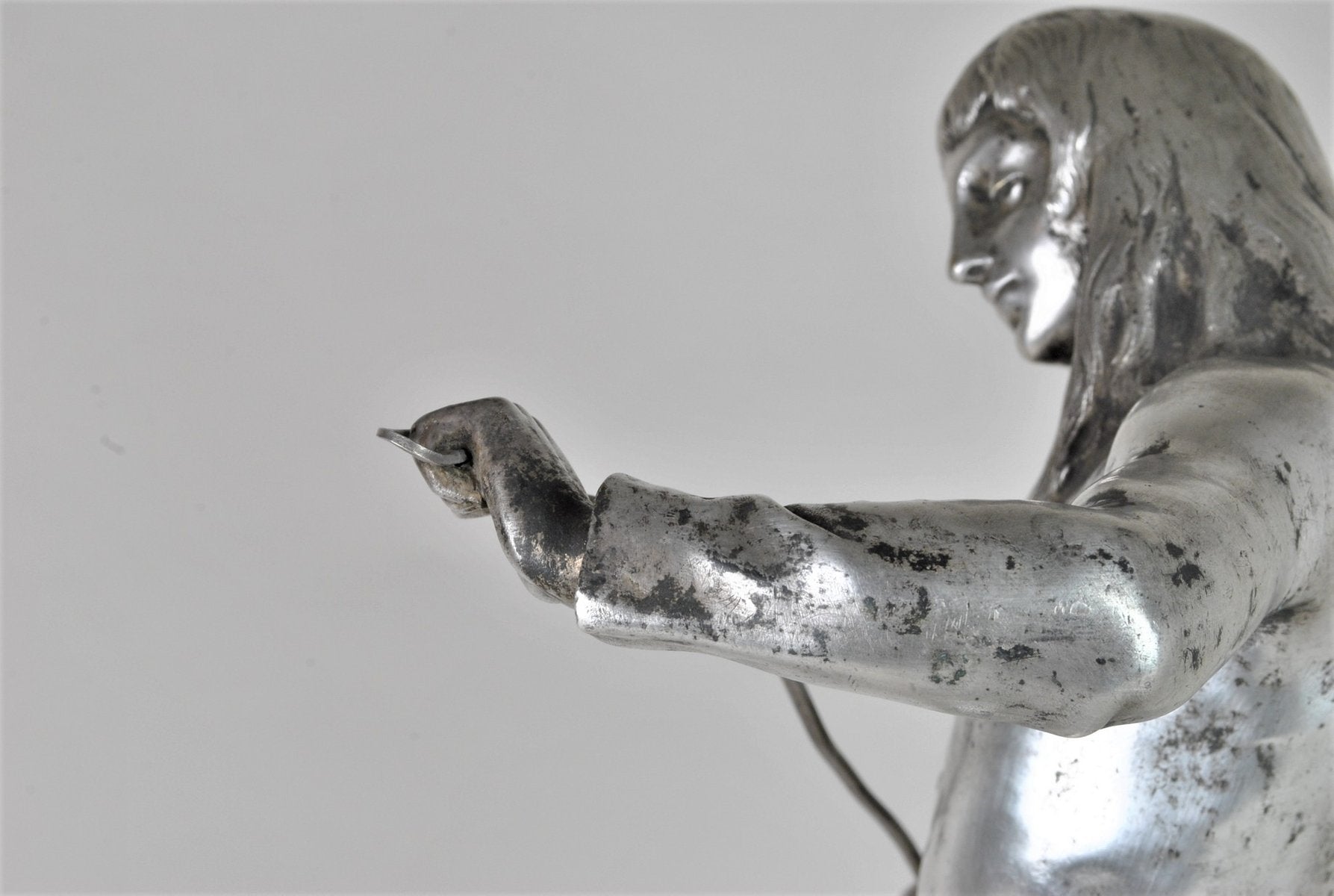 E Laporte, 1st Weapons, Signed Bronze Silver, 19th Century