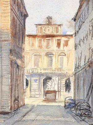 E. Maneglia, Piazza Corpus Domini, Turin, Framed-OJE-1255255