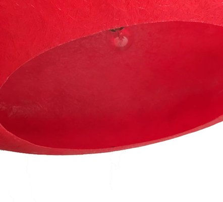 E.T.A. Sat Red Ceiling Lamp by Guglielmo Berchicci for Kundalini, 1990s-KGD-819681