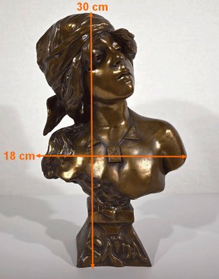 ’E. Villanis, Saïda, 20th-Century, Bronze-RVK-1338968