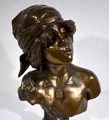 ’E. Villanis, Saïda, 20th-Century, Bronze-RVK-1338968