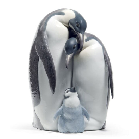 Penguin Family Figurine by Lladró