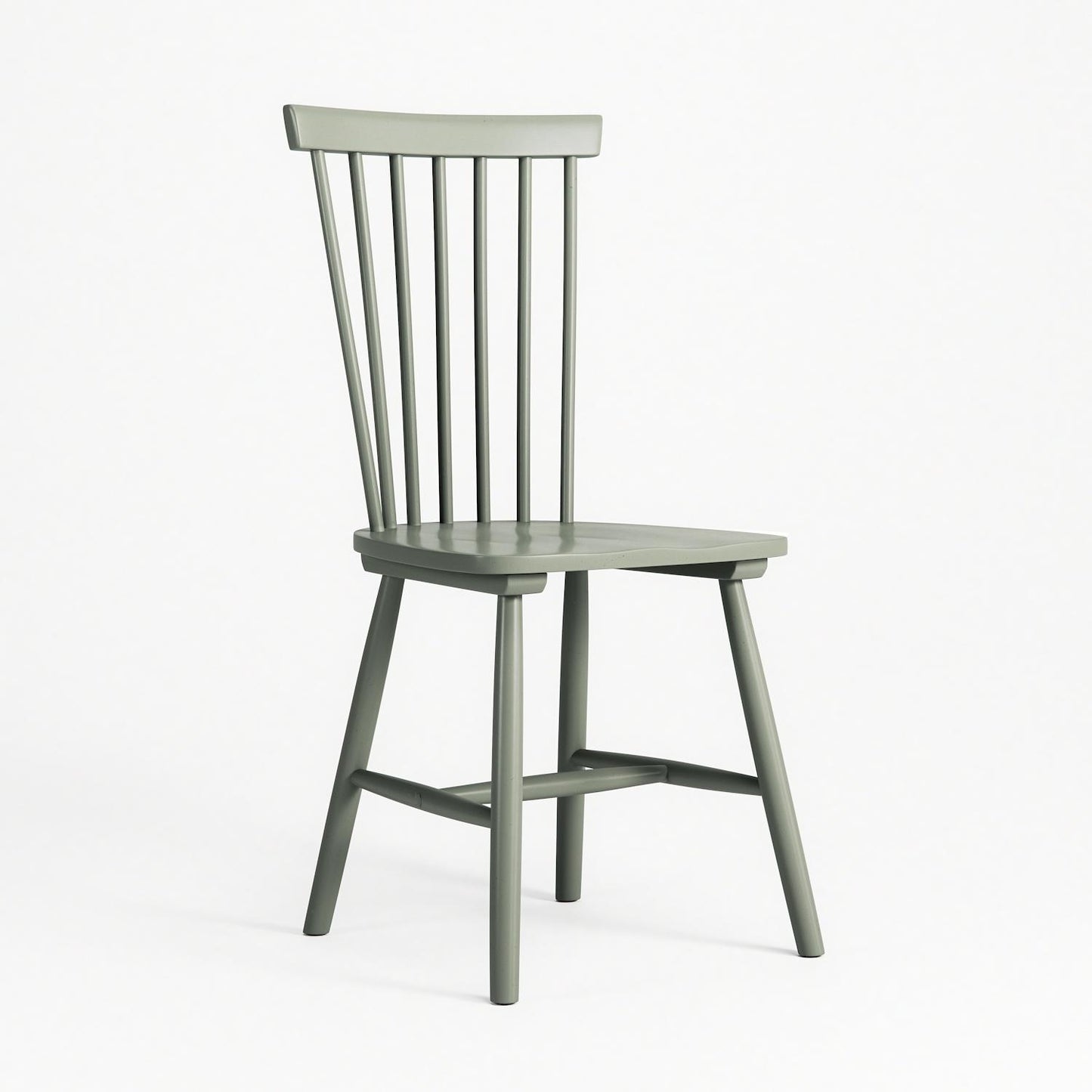 Department Wood H17 Windsor Dining Chair Grey Green