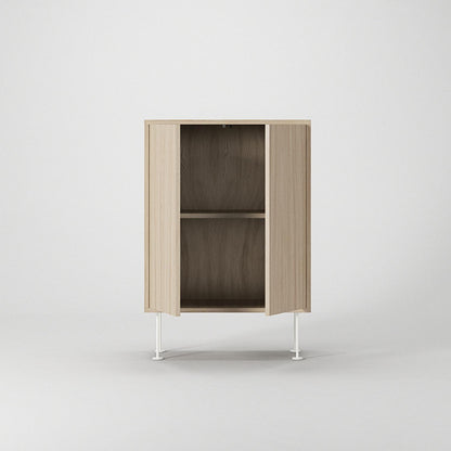 Decotique Vogue Cabinet 64 White Pigmented Oak/White