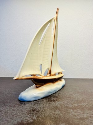 E4 Ceramic Sailing Ship, 1920s-1940s-ZDM-2042883