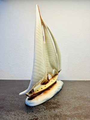 E4 Ceramic Sailing Ship, 1920s-1940s-ZDM-2042883