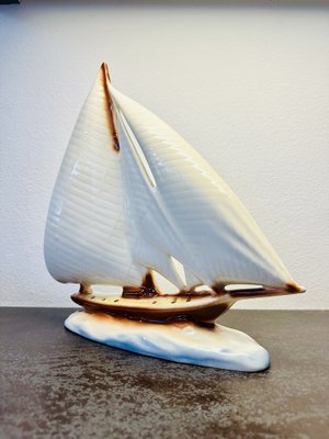 E4 Ceramic Sailing Ship, 1920s-1940s-ZDM-2042883