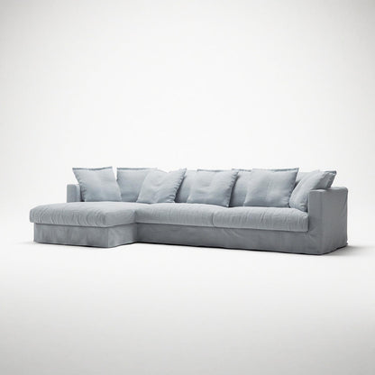 Decotique Le Grand Air 3-Seater Sofa Chaise Left Nordic Sky