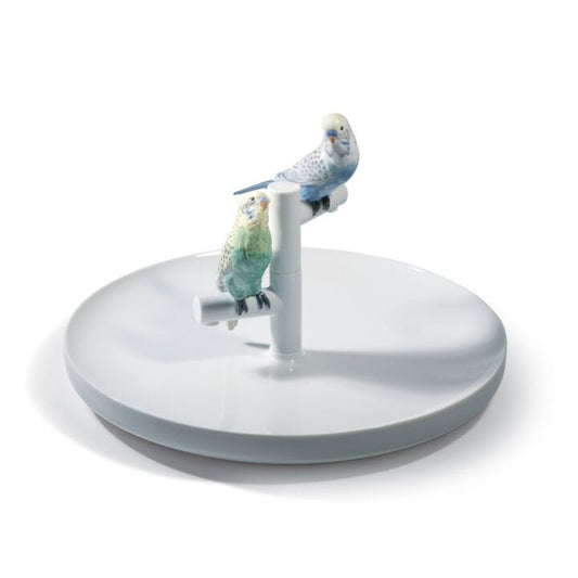 Parrot Romance Plate by Lladró