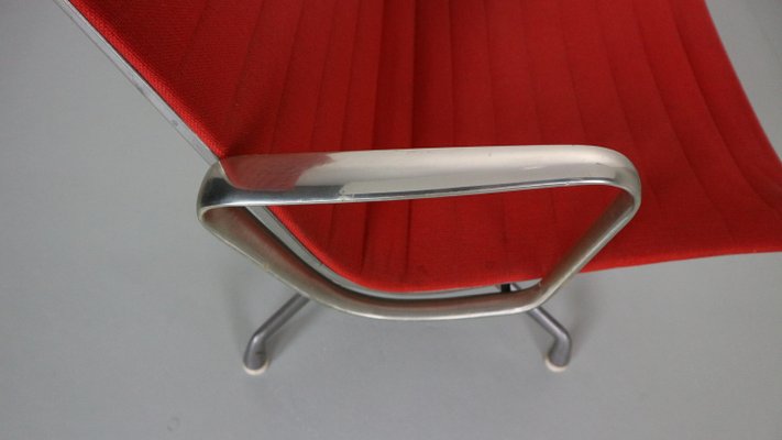 Ea 116 Hopsack Red Office Swivel Armchair by Charles Eames for Vitra, 1989-DT-2026177