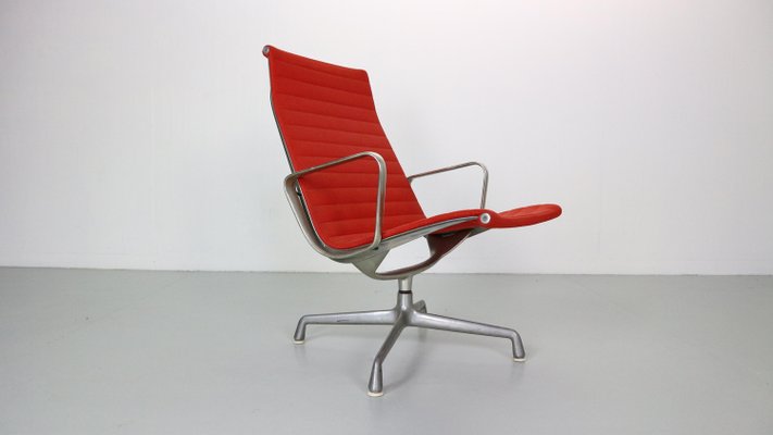 Ea 116 Hopsack Red Office Swivel Armchair by Charles Eames for Vitra, 1989-DT-2026177