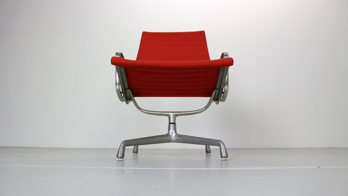 Ea 116 Hopsack Red Office Swivel Armchair by Charles Eames for Vitra, 1989-DT-2026177