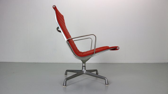 Ea 116 Hopsack Red Office Swivel Armchair by Charles Eames for Vitra, 1989-DT-2026177