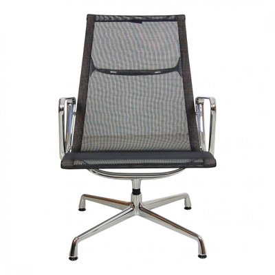 EA-116 Lounge Chair in Black Net by Charles Eames for Vitra, 2000s-MTD-1400555