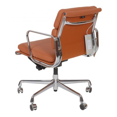 Ea-217 Office Chair in Cognac Leather by Charles Eames for Vitra-MTD-1401637