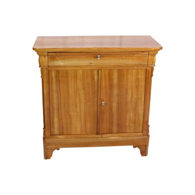 Early 19th Century Biedermeier Cherrywood Half Cabinet / Commode-WFJ-1819406