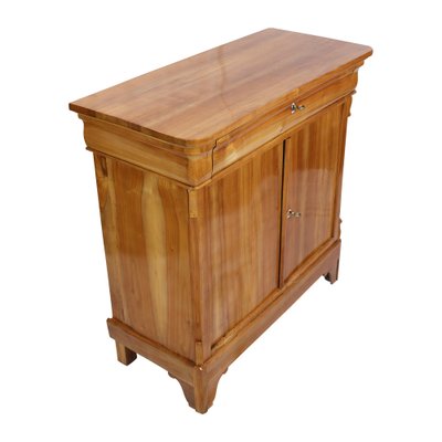 Early 19th Century Biedermeier Cherrywood Half Cabinet / Commode-WFJ-1819406