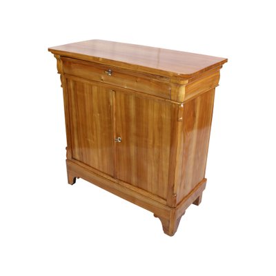 Early 19th Century Biedermeier Cherrywood Half Cabinet / Commode-WFJ-1819406