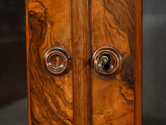 Early 19th Century Burr Walnut Bookcase-RVK-1817682