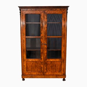 Early 19th Century Burr Walnut Bookcase-RVK-1817682