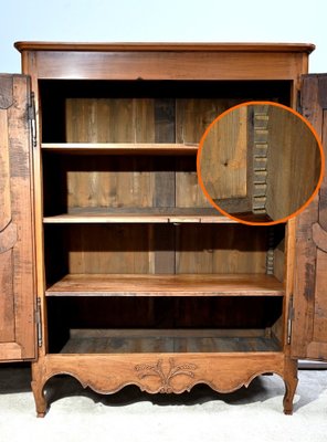 Early 19th Century Cabinet Called Bassette in Cherry and Oak-RVK-1735364