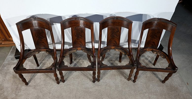 Early 19th Century Cuba Mahogany Chairs, Set of 4-RVK-1711152