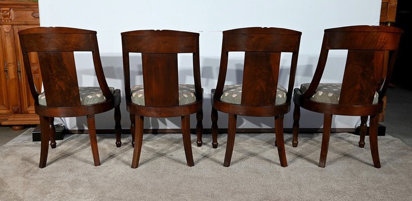 Early 19th Century Cuba Mahogany Chairs, Set of 4-RVK-1711152