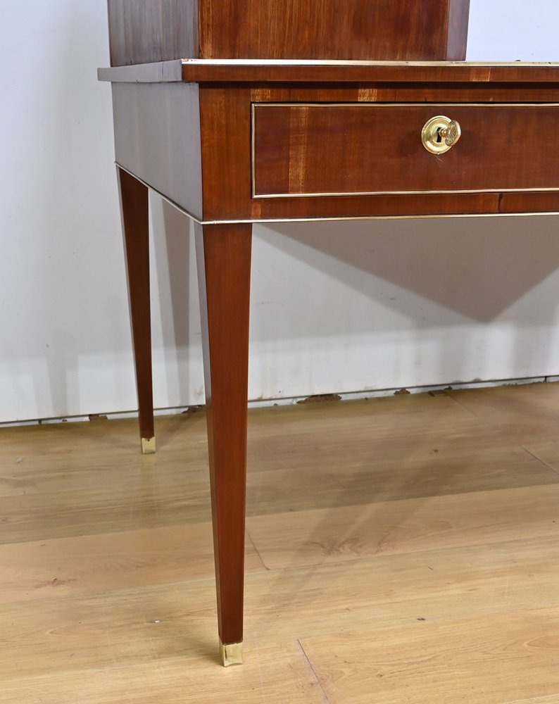 Early 19th Century Directoire Mahogany Cartonnier Desk