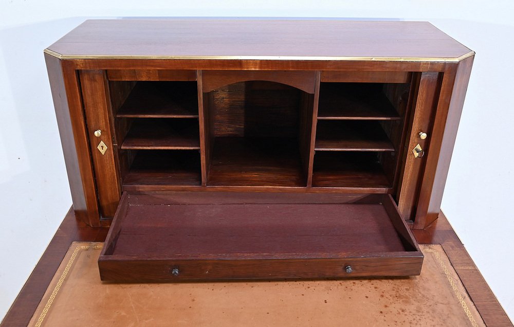 Early 19th Century Directoire Mahogany Cartonnier Desk