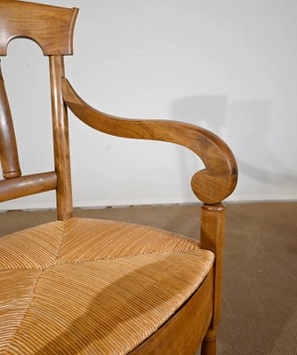 Early 19th Century Empire Chair in Solid Cherrywood-RVK-1452747